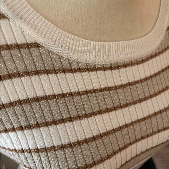 Nine west, striped sweater. - Picture 4 of 12